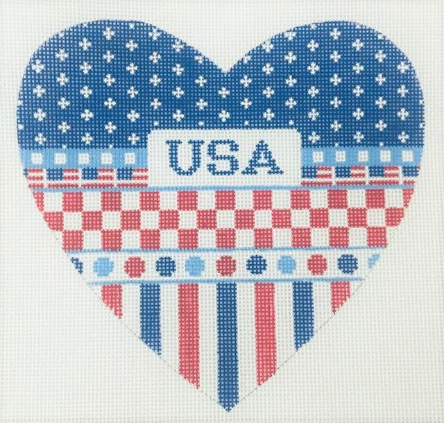 Patriotic Heart-USA multi PH20-1