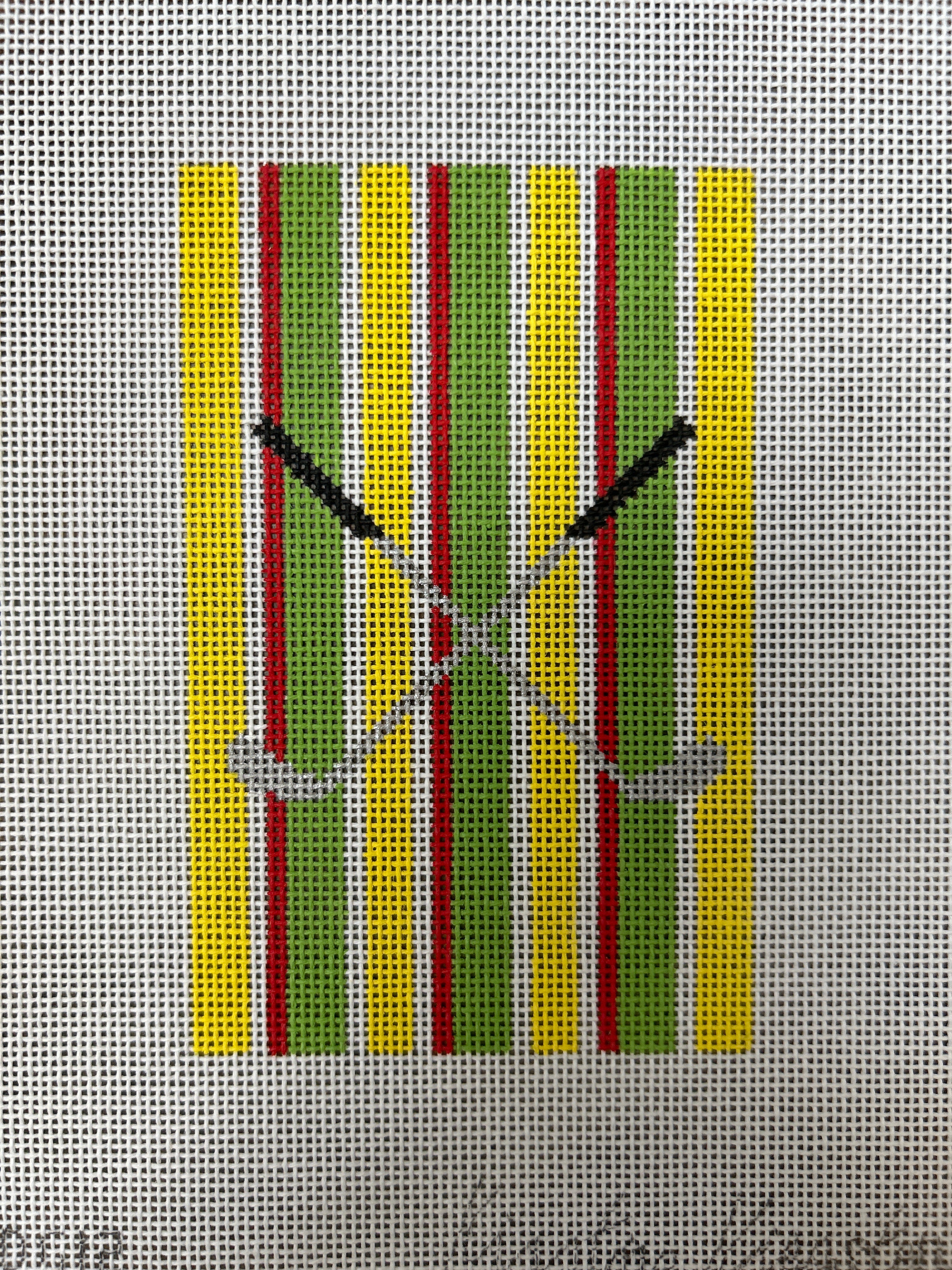 Golf Clubs on Stripes Insert KKYDG12