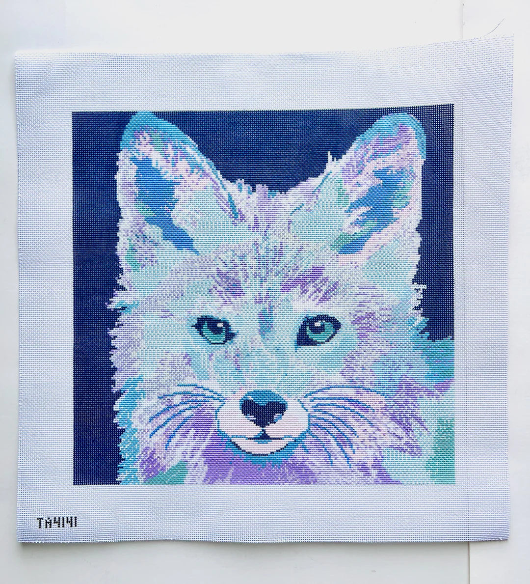 Fox on Blue Canvas TA4141