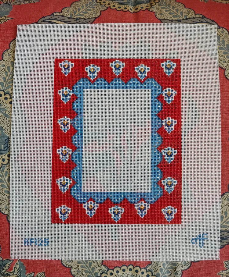 Anne Fisher Red and Blue 4 x 6 Frame AF125