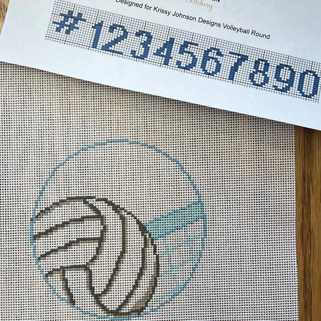 Volleyball Round and Alphabet Chart KJ37