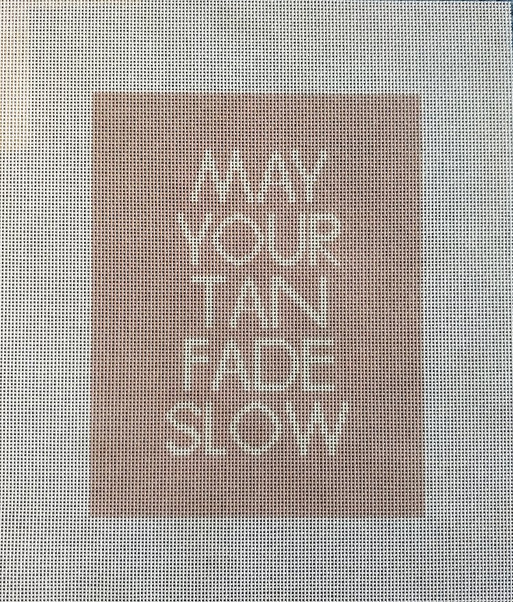 May Your Tan Fade Slow