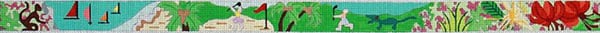 Tropical Golf Scene belt TMC-136t