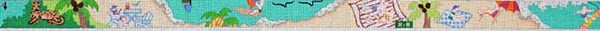 Tropical Beach Scene belt TMC-148c