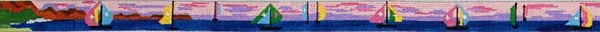 Sailboats Scene belt TMC-153a