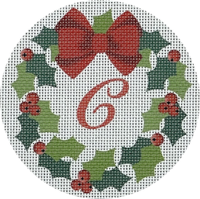 Wreath with Initial Personalized CHRW