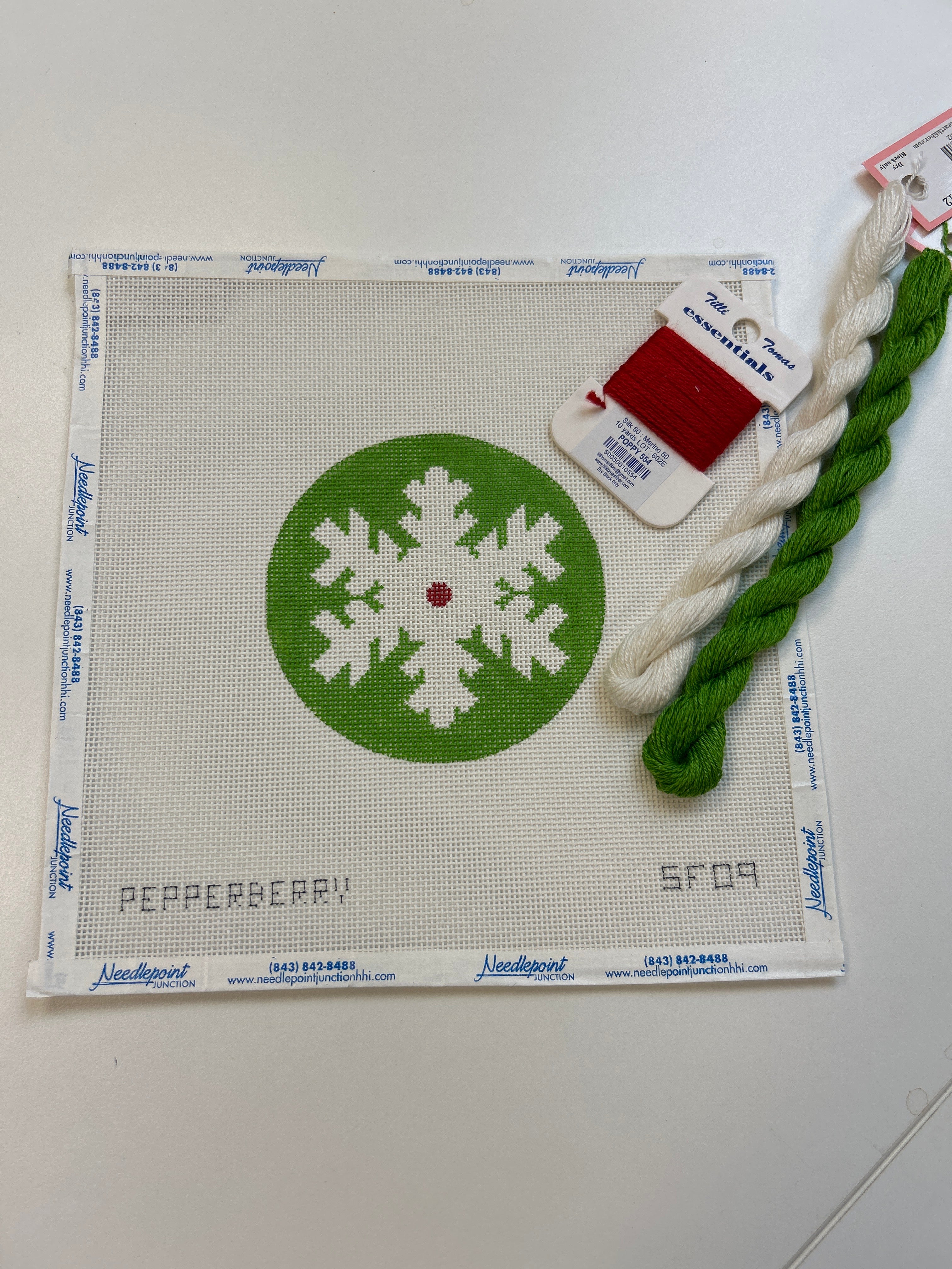 Simple Snowflake Green Kit