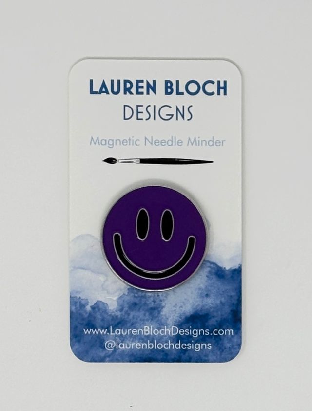 Needle Minder - Smiley Face, Dark Purple NM-16