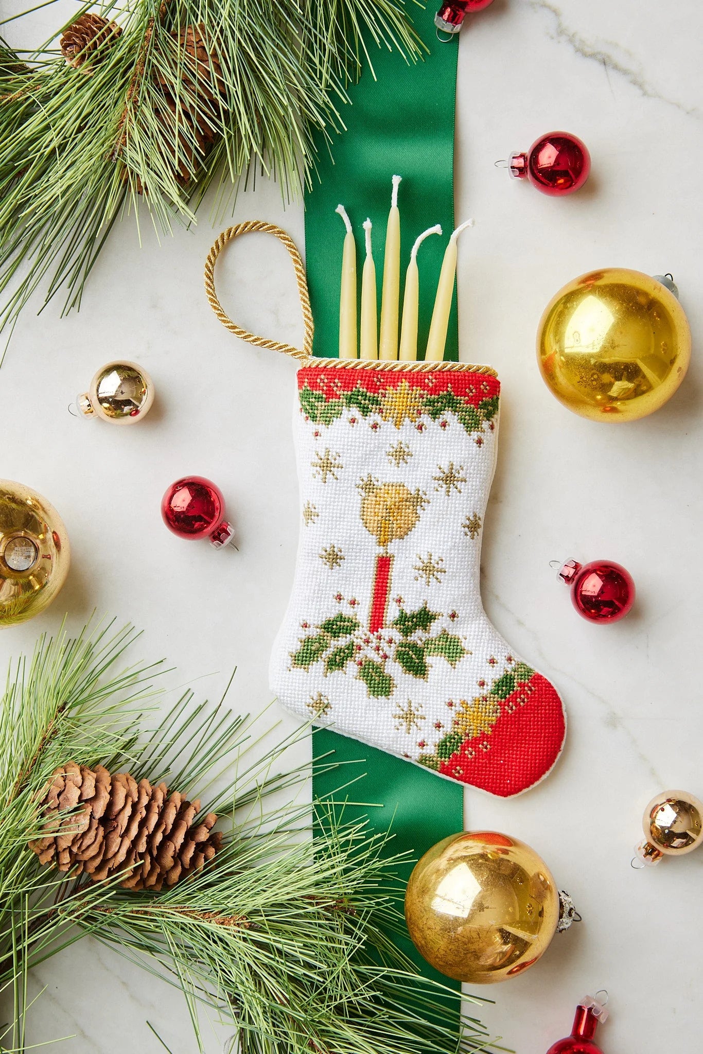 Bauble Mini Stockings - FInished