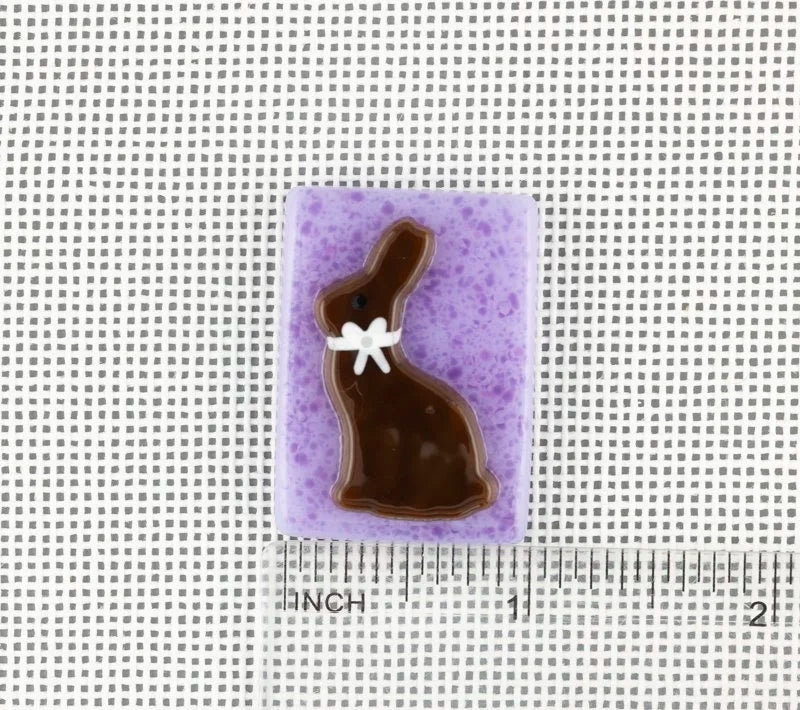 Beau Verre Chocolate Bunny Needleminder
