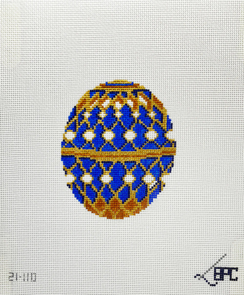 Faberge Egg - Blue 21-110