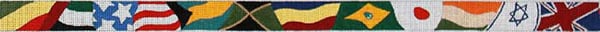 Waving International Flag belt TMC-214b