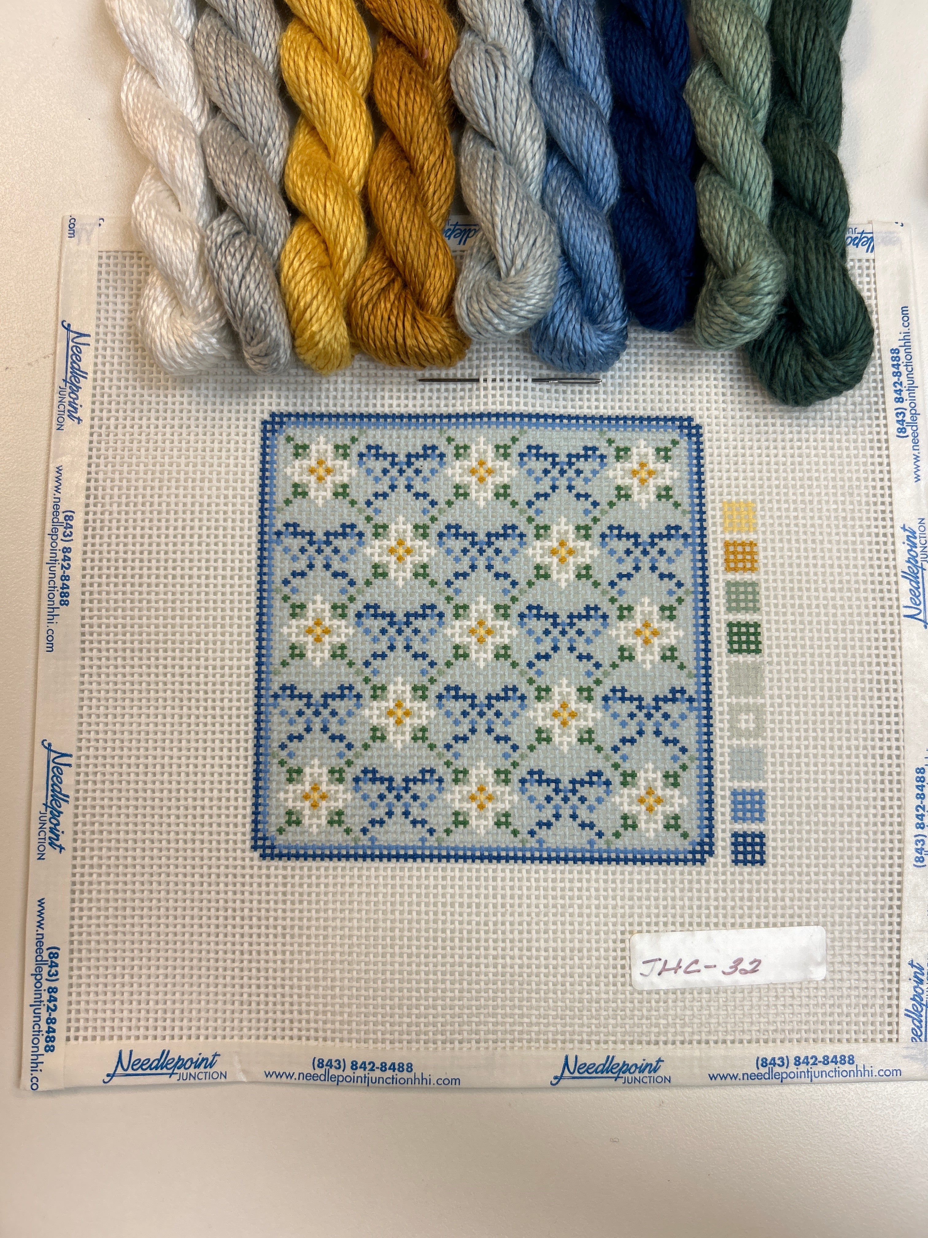 Floral with Bow Spring Coaster Kit