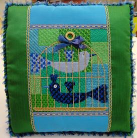 Lovebirds Pair Blue ND814