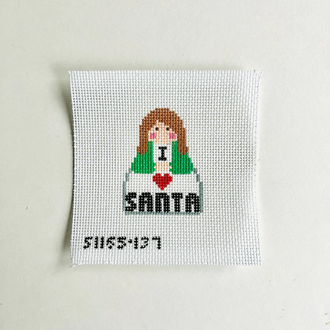 I Heart Santa Angel SI165-137