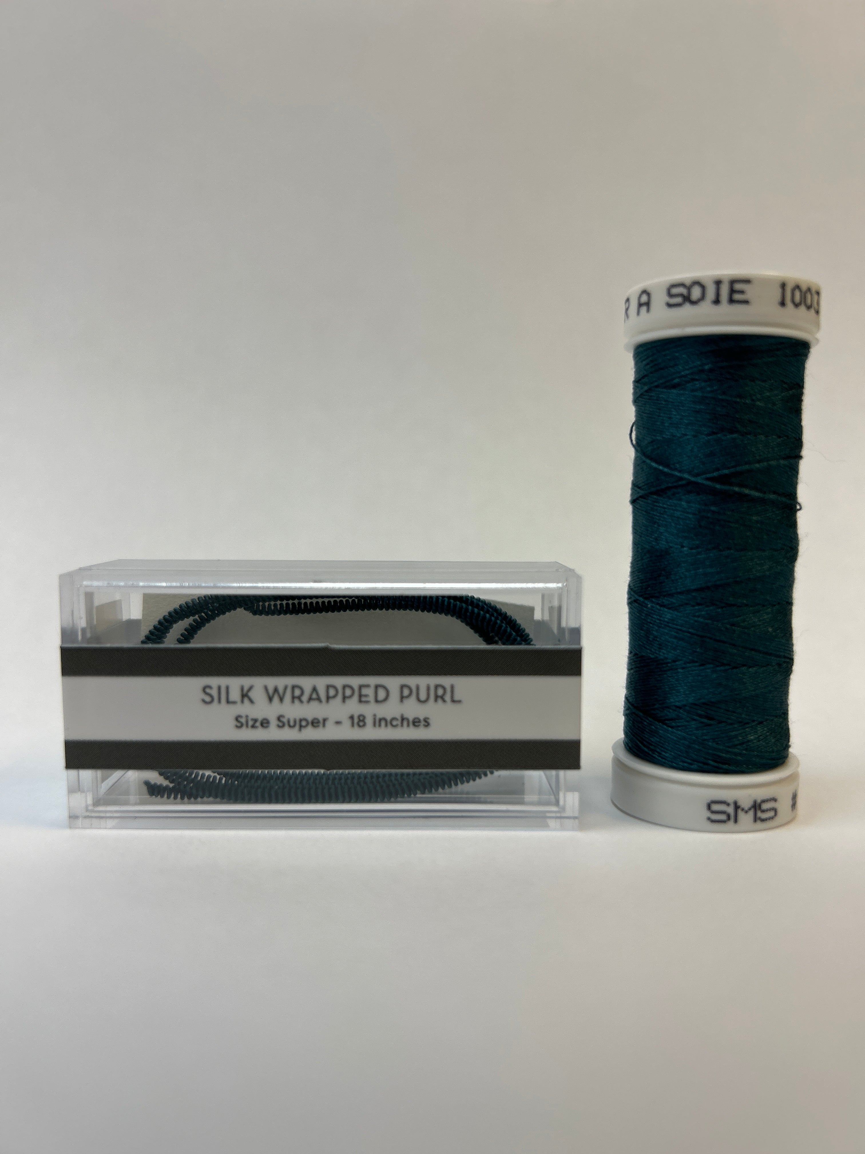 Silk Wrapped Purl Super Size with Couching Thread