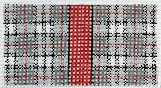 Grey & Black Plaid, 6 x 3 IC-04
