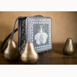 Napoleon's Bee 3-pc Bag, Gunmetal and Silver WG11614