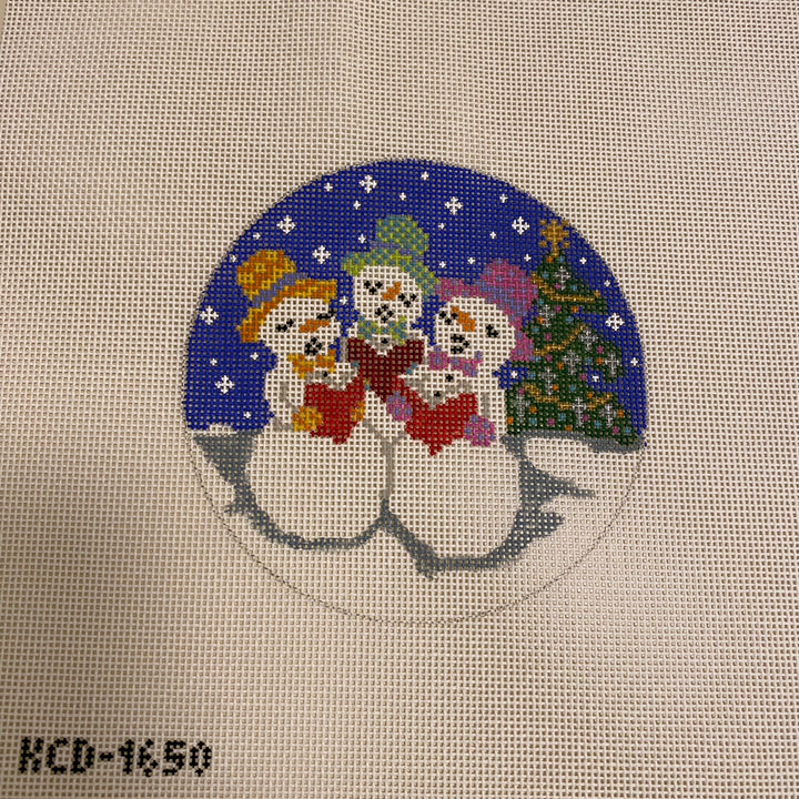 Snowmen Caroling Round KCD1650