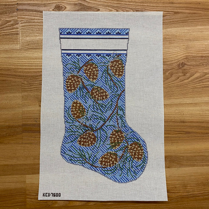 Pinecones on Jennie Large Stocking KCD7600