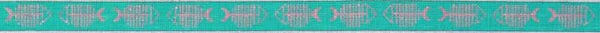X-ray Fish belt - aqua/pink TMC-345