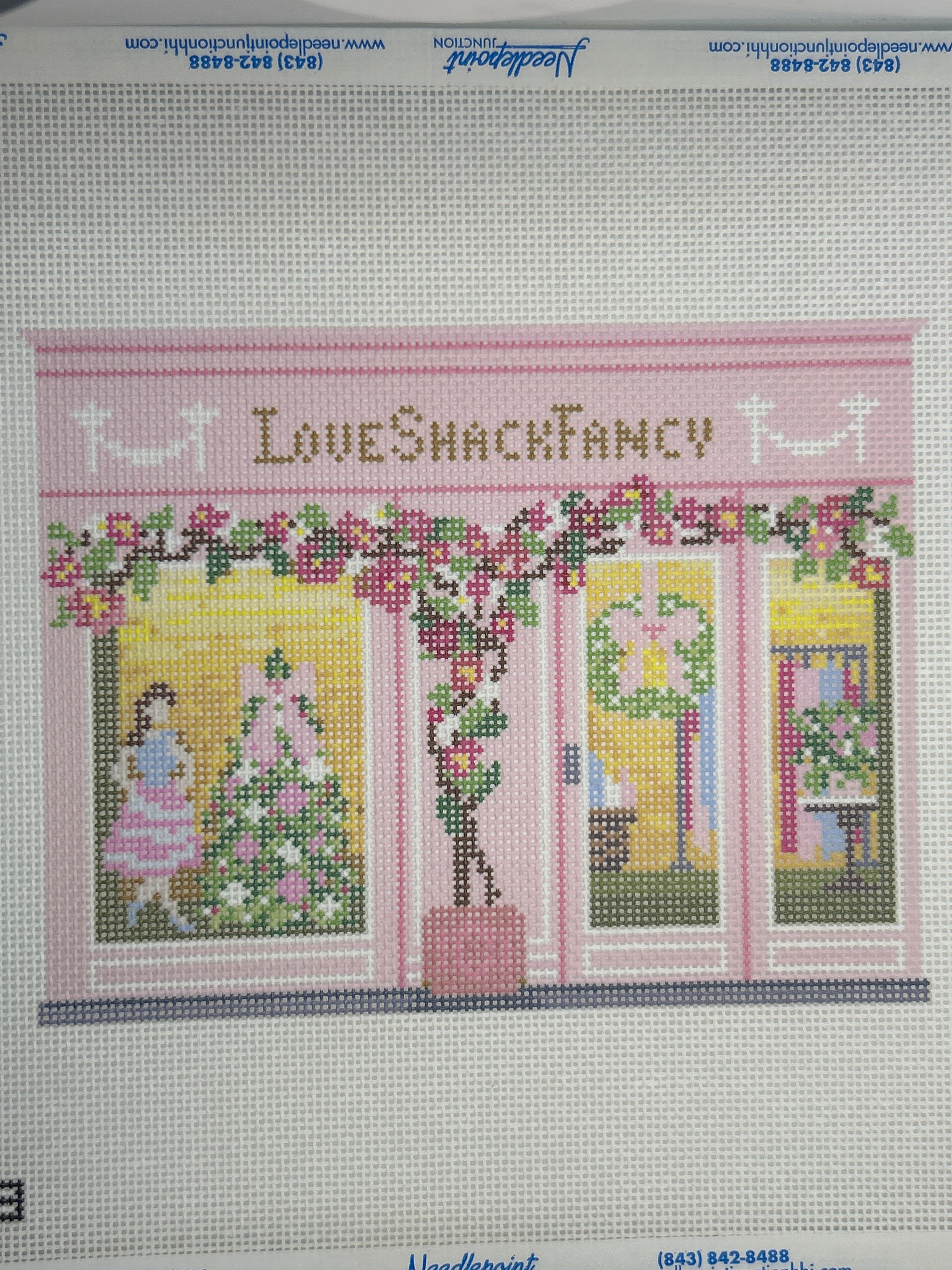 Pink Floral Storefront KDS-183