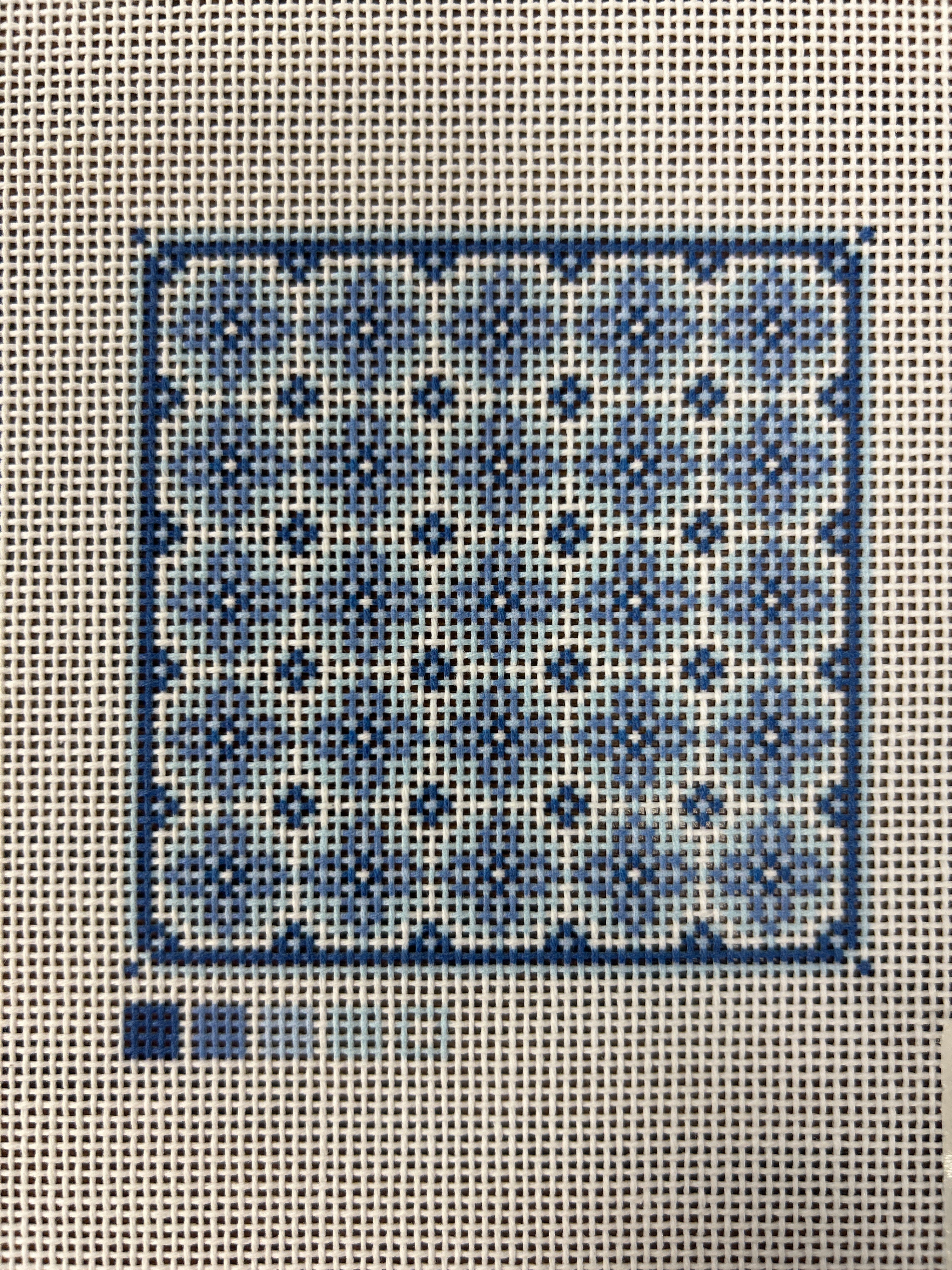 3 Inch Square Canvases Floral and Geometric