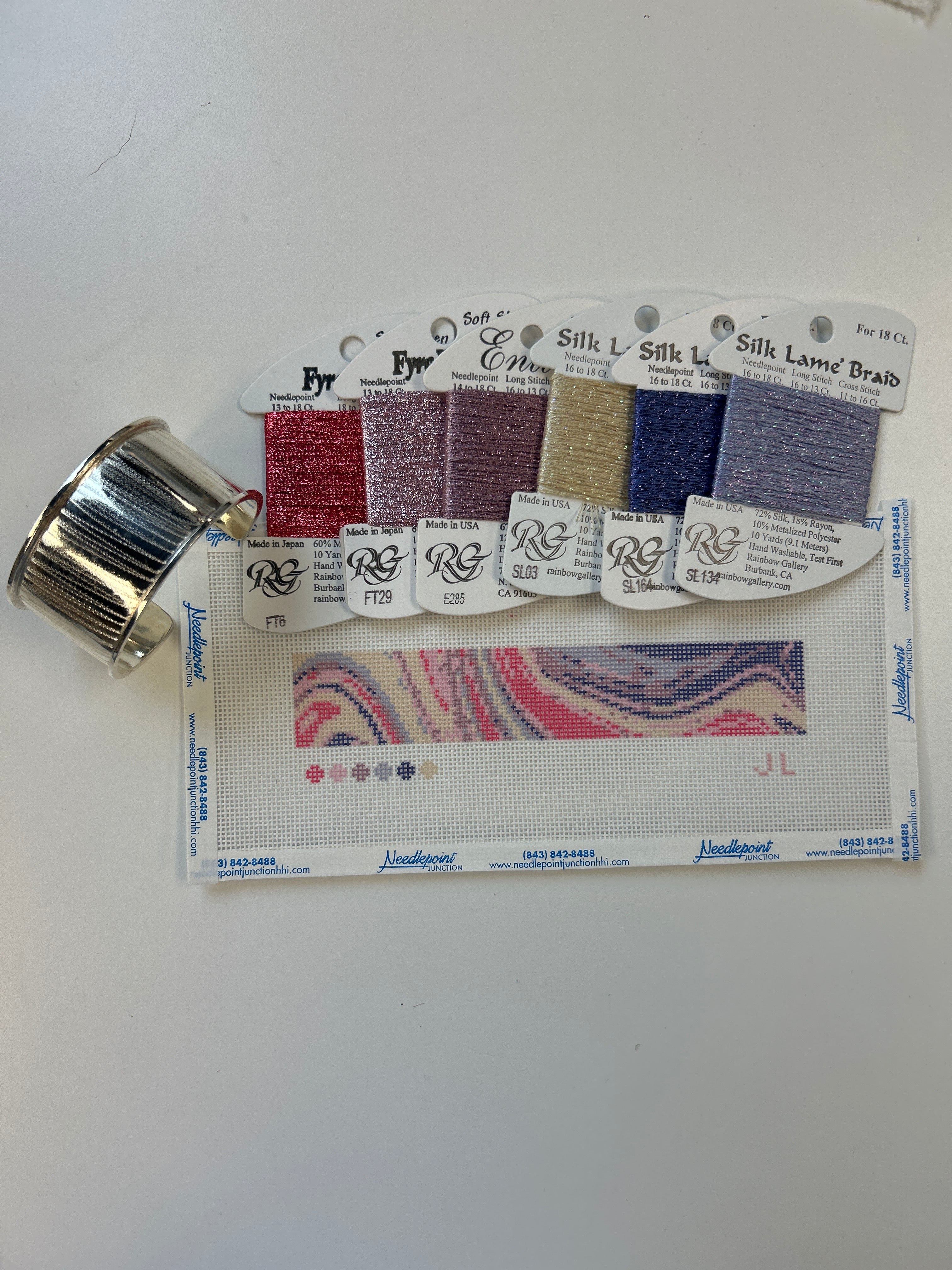 Pink and Purple Marble Cuff Kit