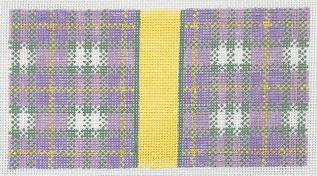 Purple Plaid, 6 x 3 IC-09