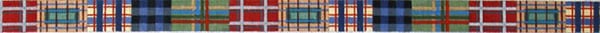 Patchwork Plaid belt TMC-431