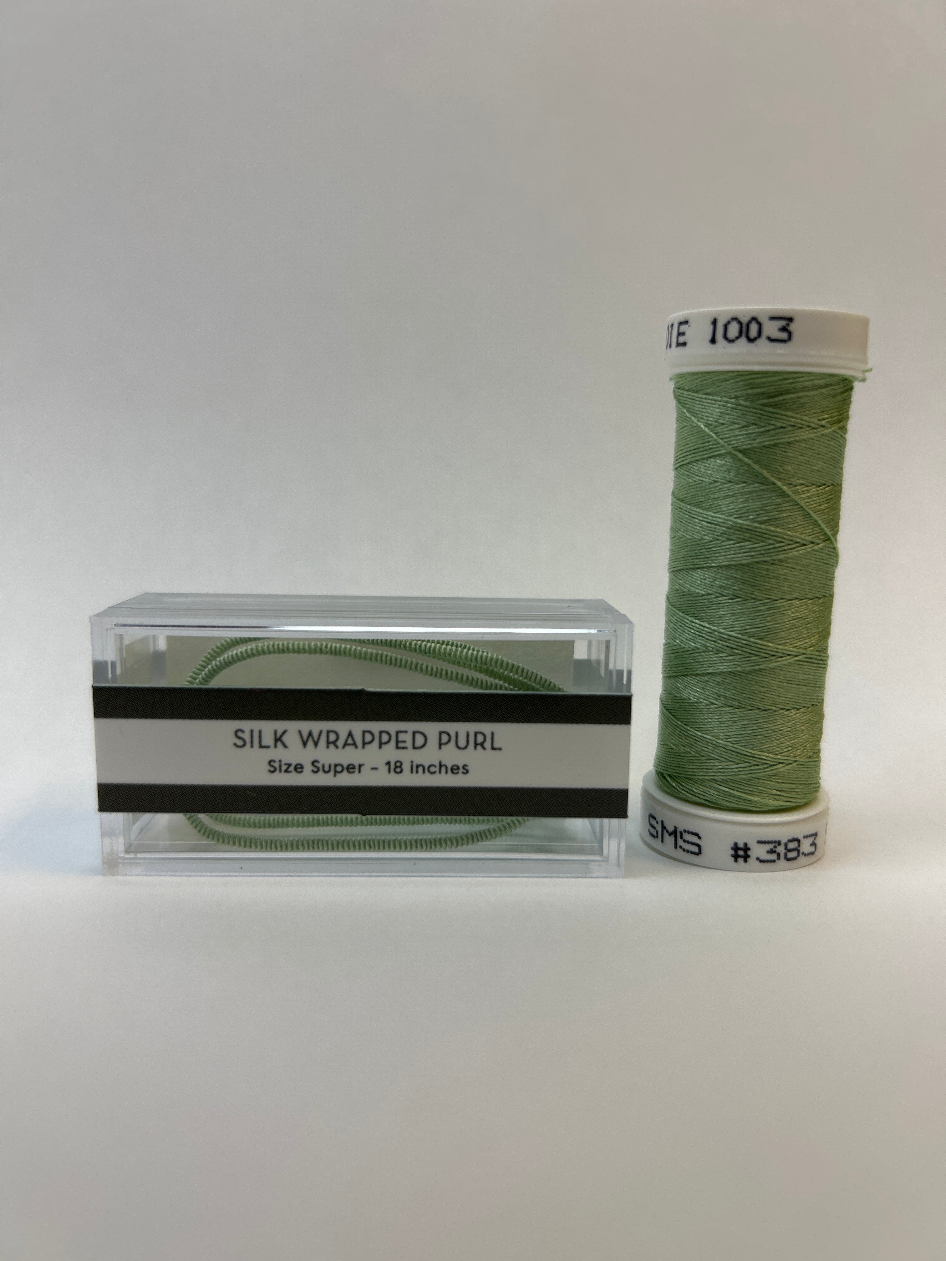 Silk Wrapped Purl Super Size with Couching Thread