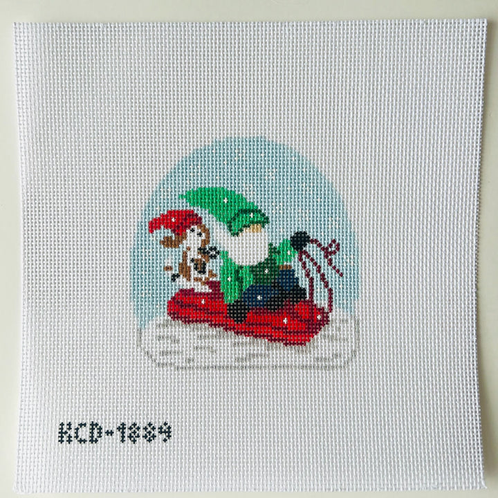 Buddy the Gnome with His Puppy KCD1889