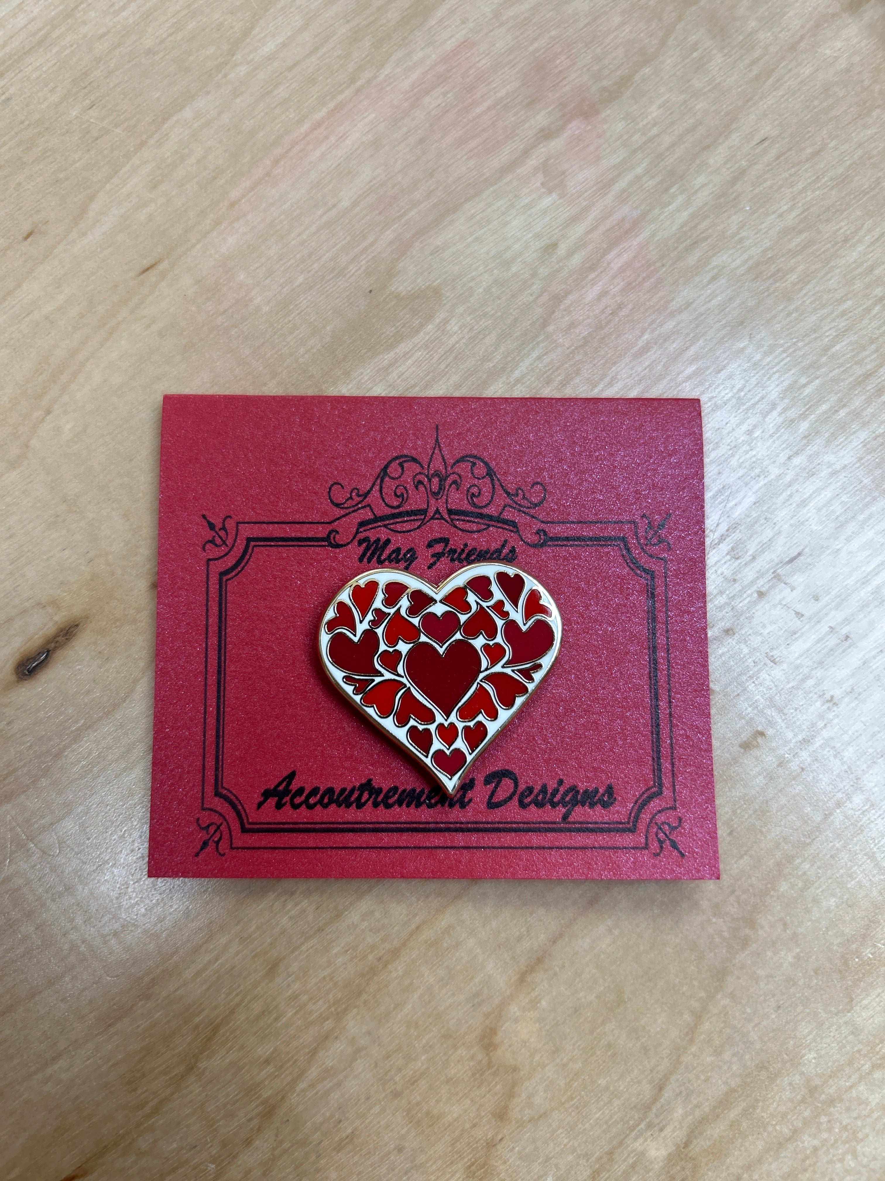 Red Heart of Hearts Needleminder