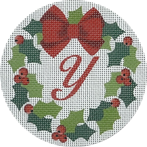 Wreath with Initial Personalized CHRW
