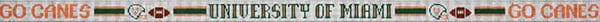 University of Miami belt TMC-5408