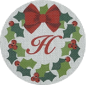 Wreath with Initial Personalized CHRW