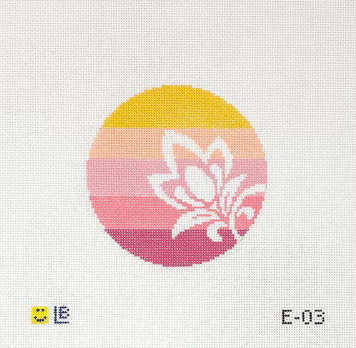 Flower on Stripes E-03