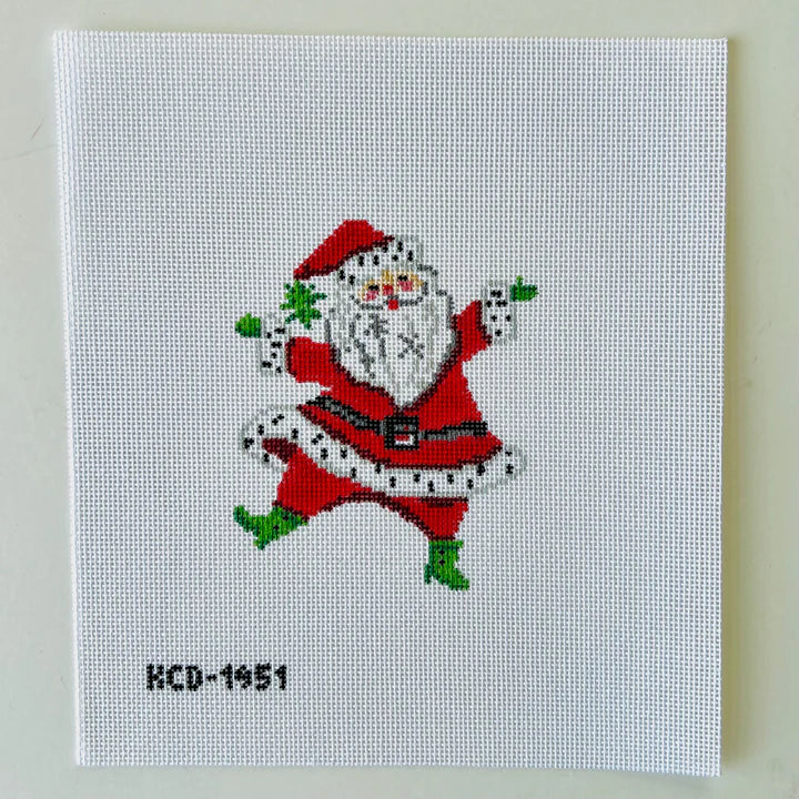 Retro Santa with Polka Dots KCD1951