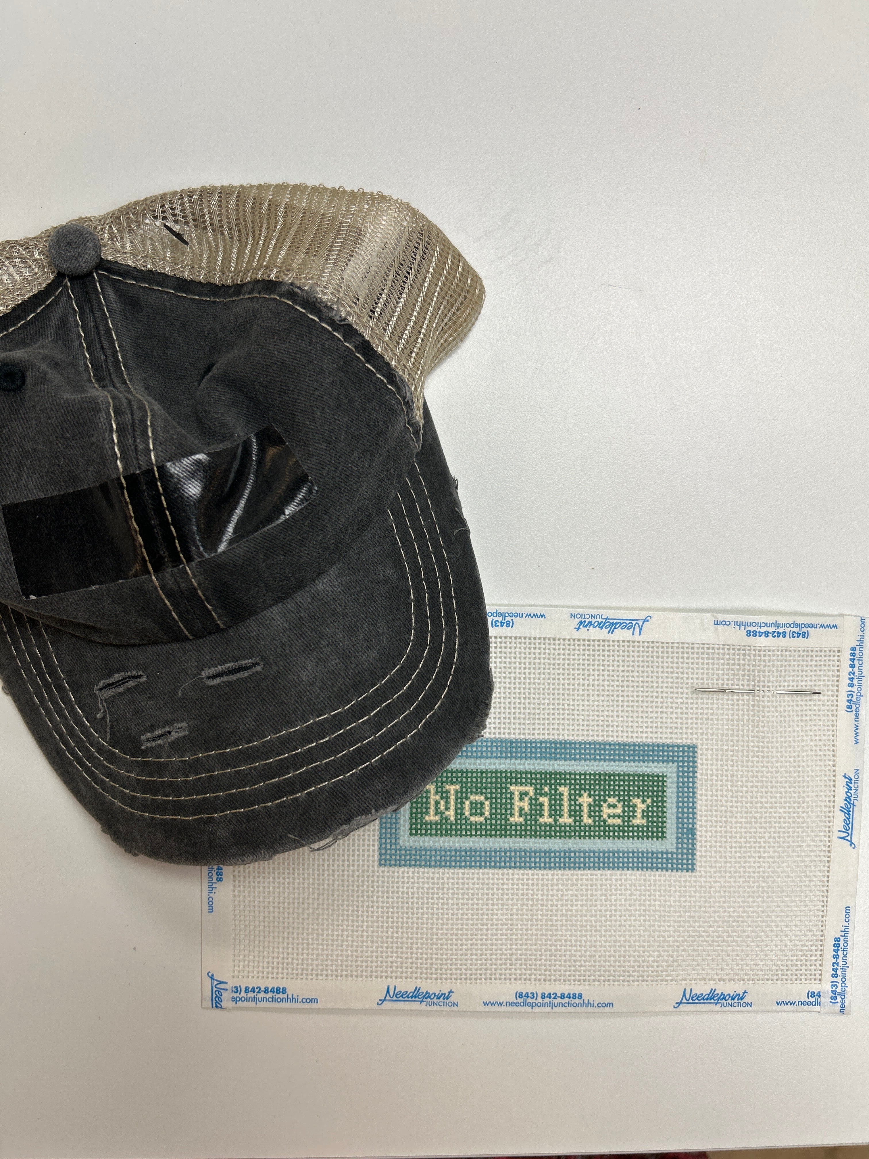 Pixel Fringe  Hats Self Finishing