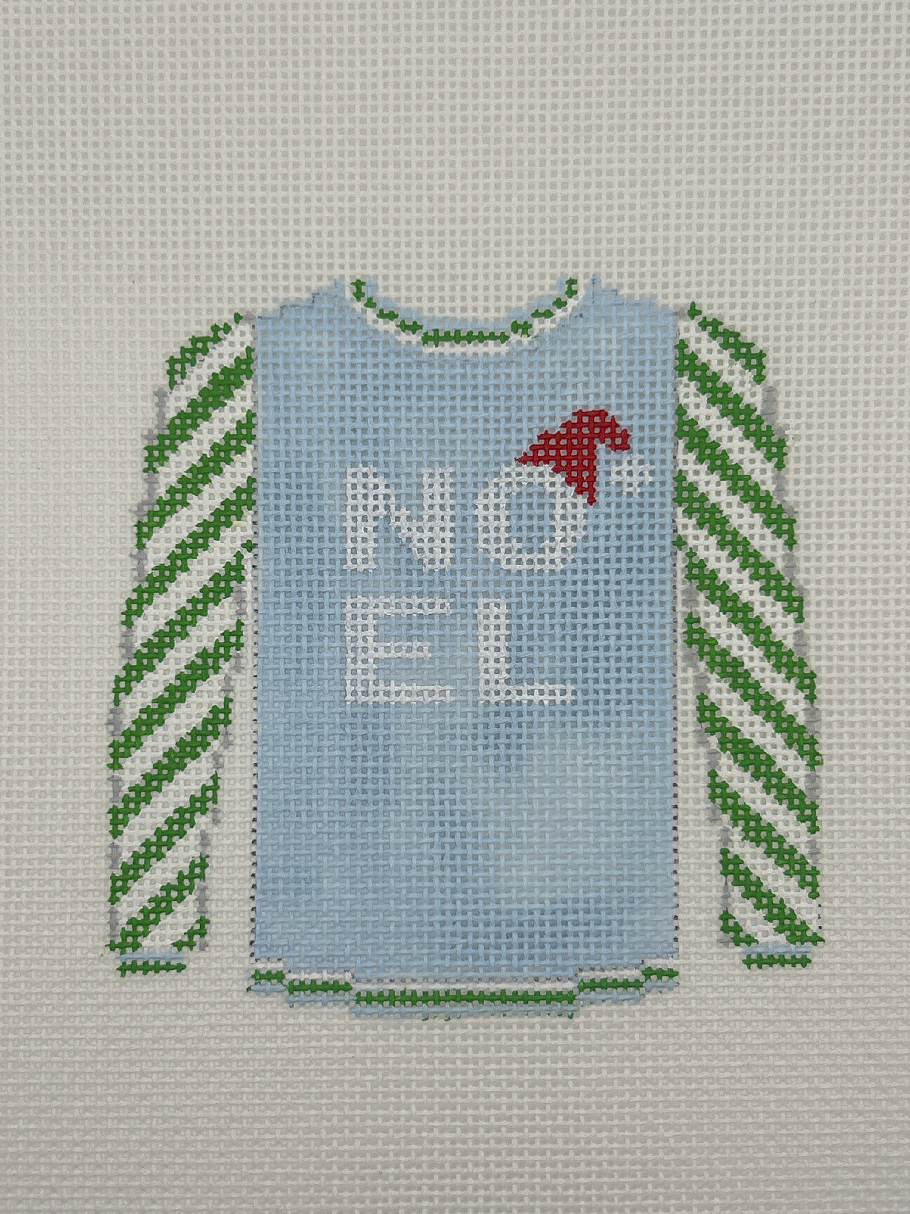 Noel on Blue Sweater O-199AC