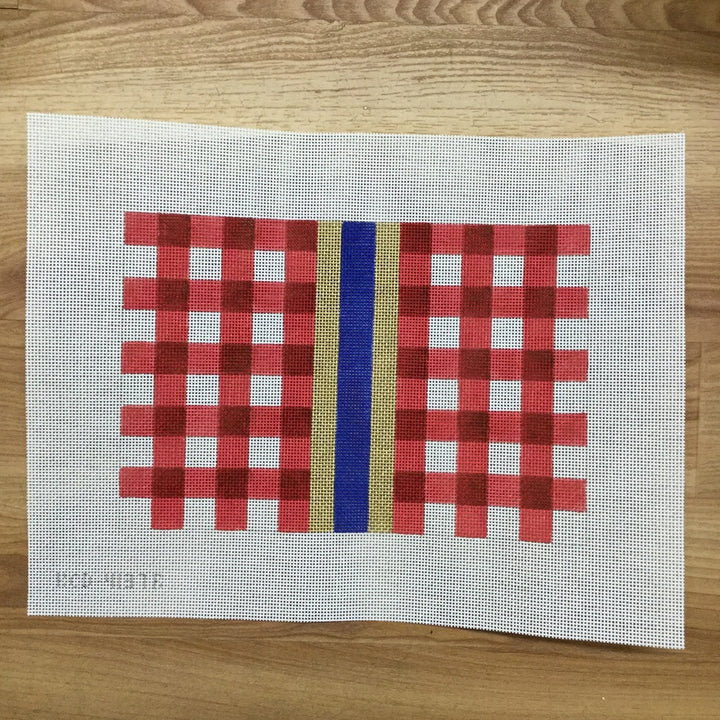 Gingham Clutch - Red KCD4137R