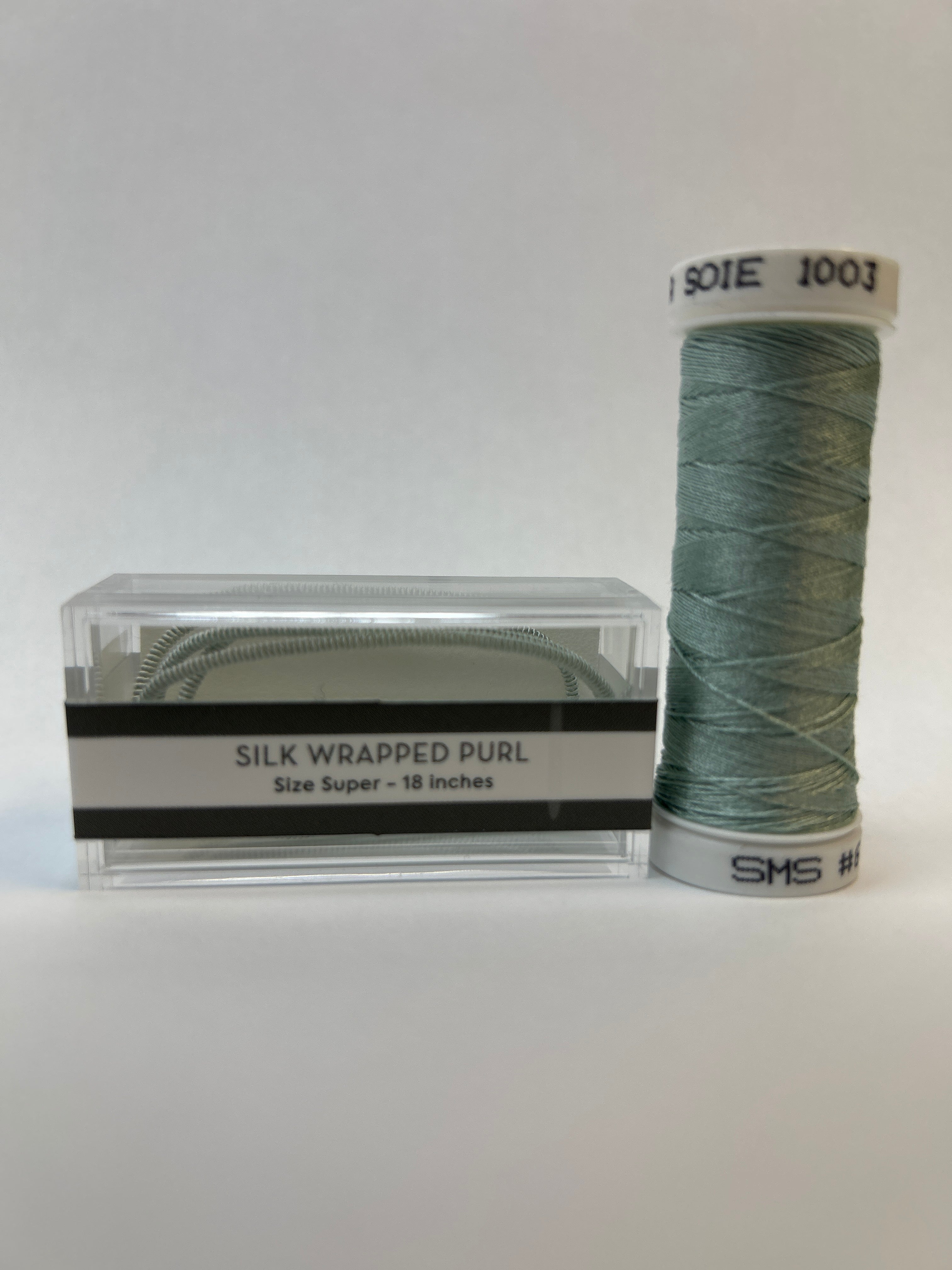 Silk Wrapped Purl Super Size with Couching Thread