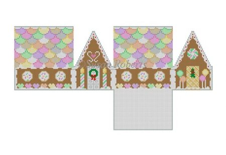 Neccos & Candy Heart Gingerbread House 6257