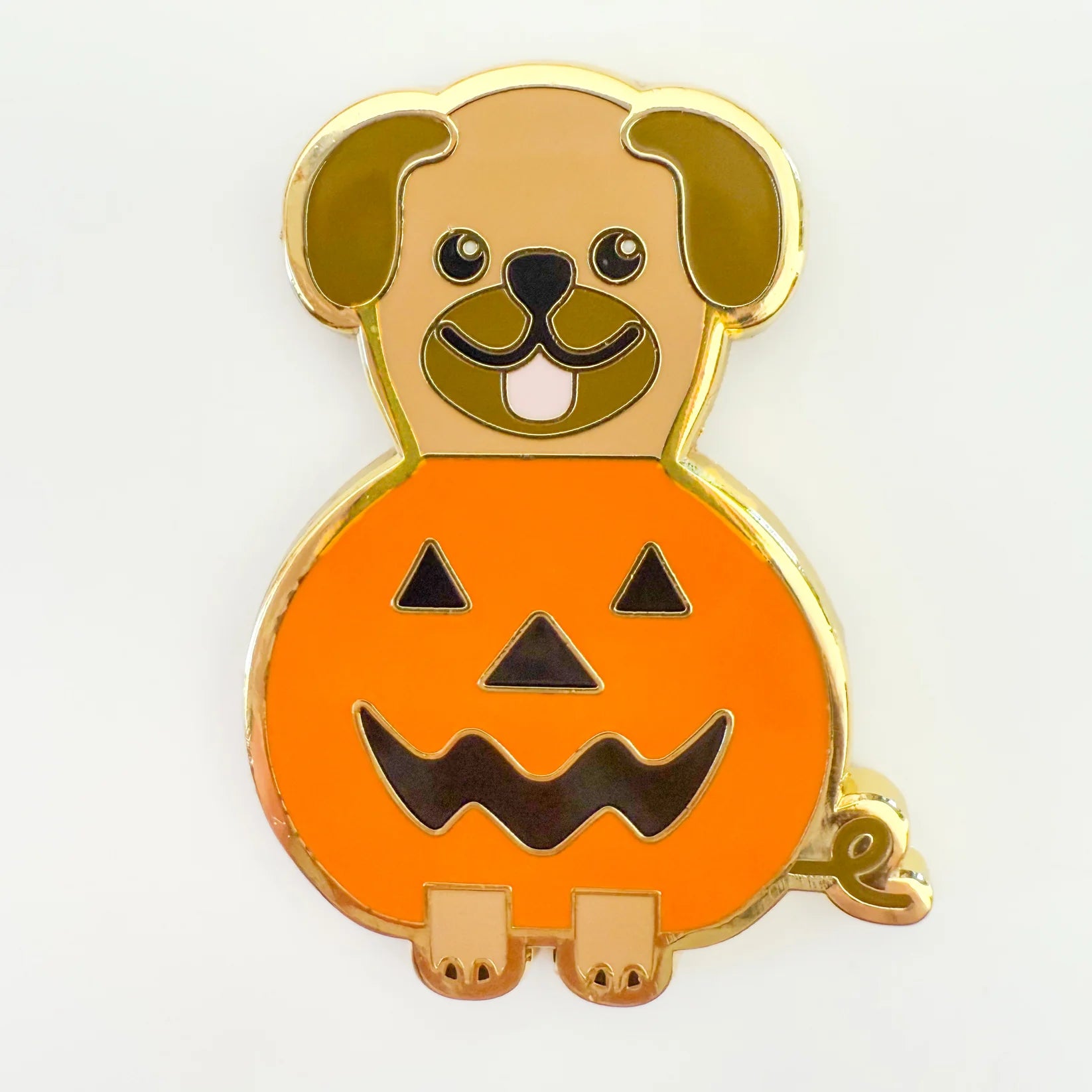 Pug in a Pumpkin Needle Minder SRD-PUNM