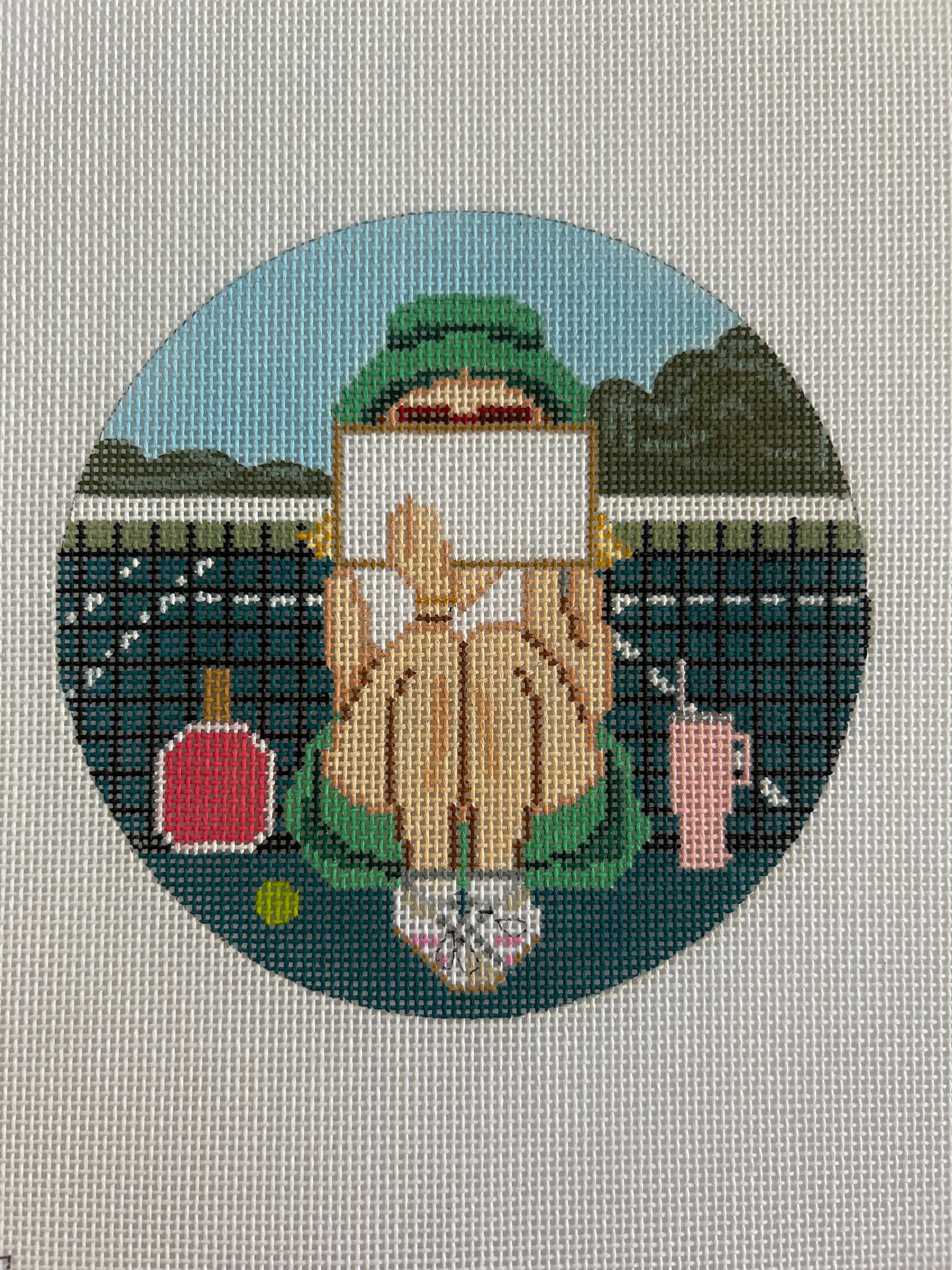 Pickleball Stitching Girl Round GE-GS217 PRE ORDER