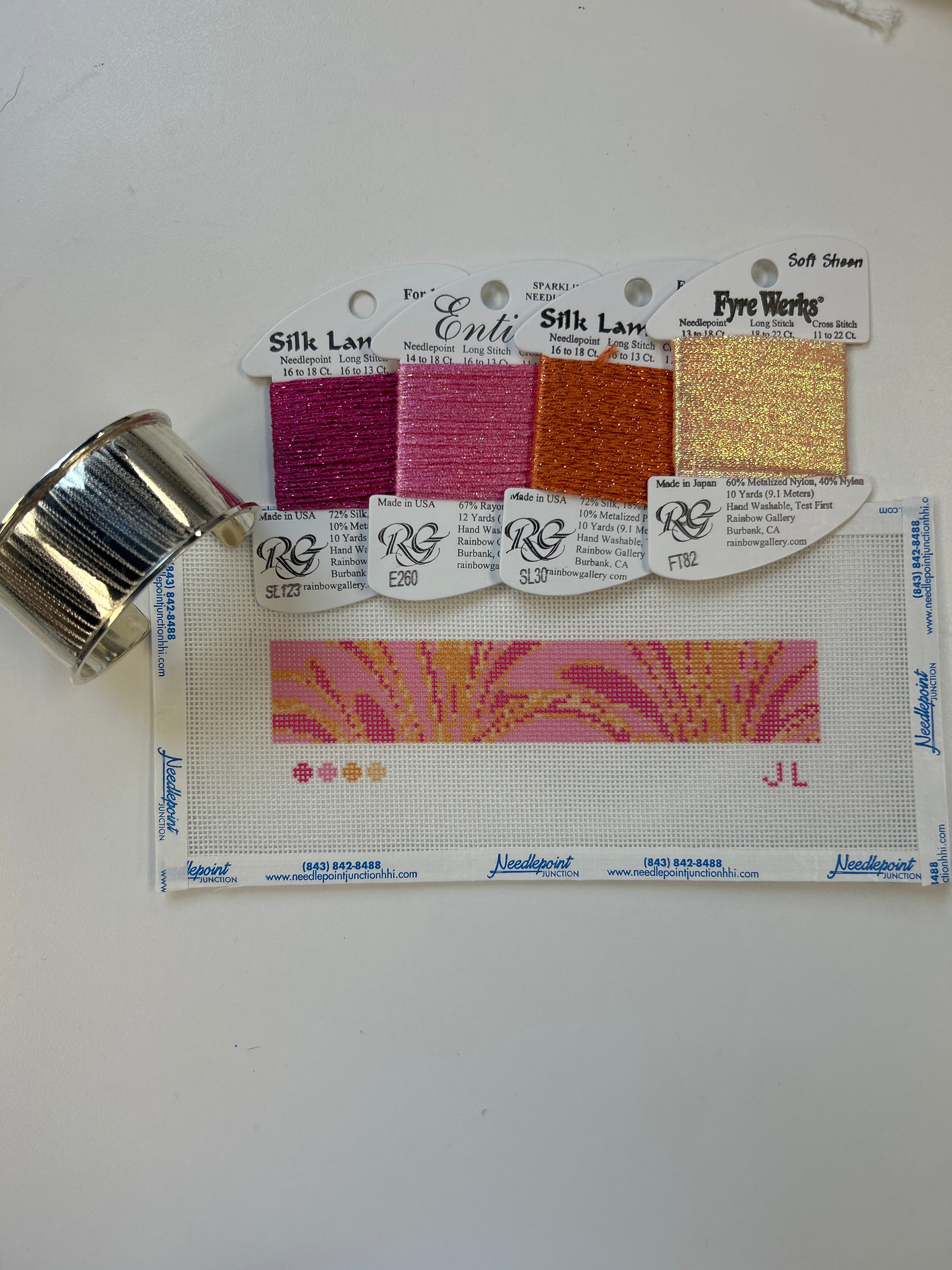 Pink and Orange Marble Cuff Kit