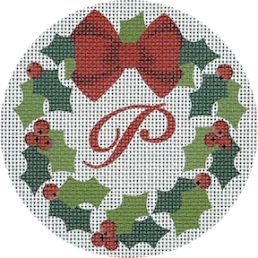 Wreath with Initial Personalized CHRW