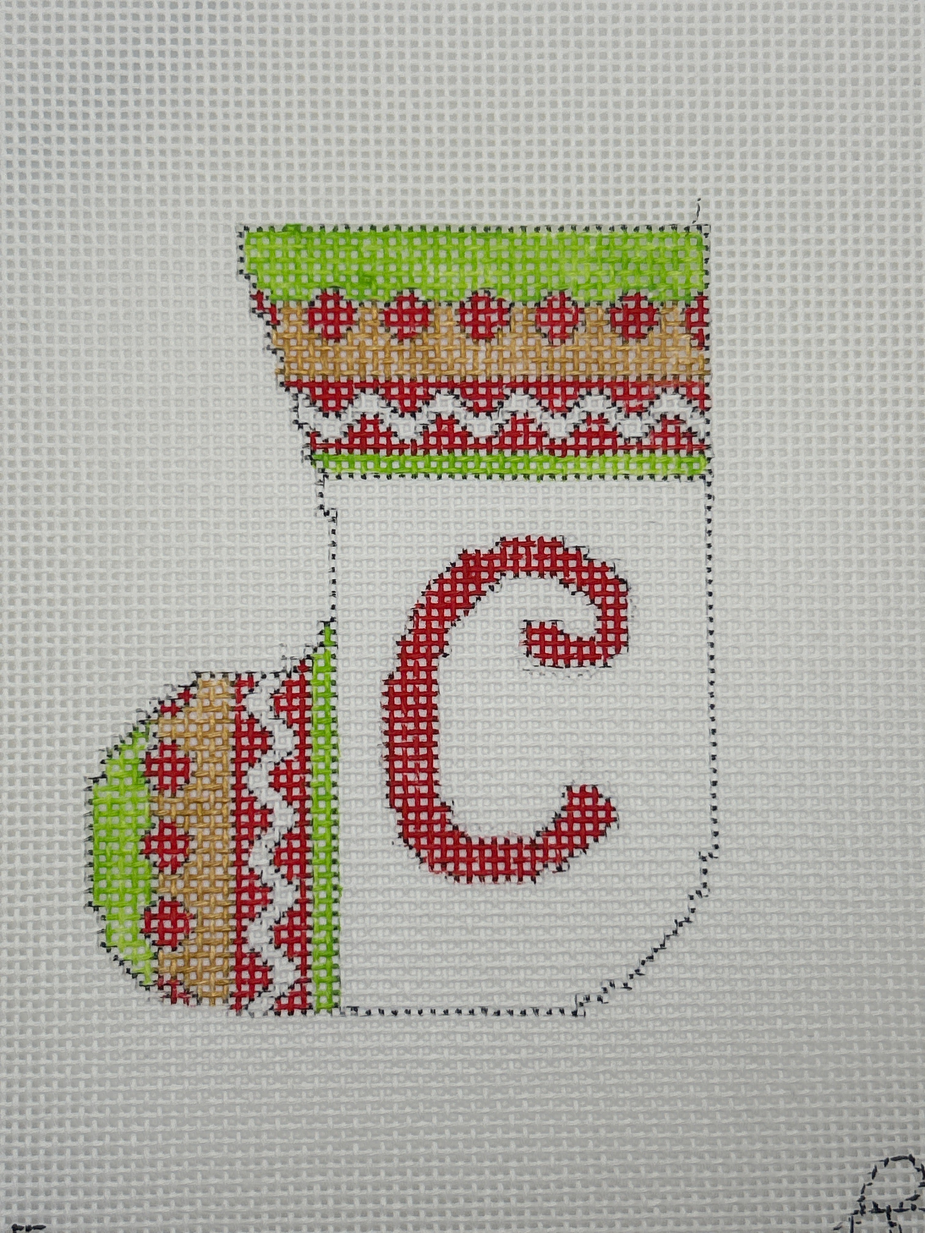 Ric Rac Mini Sock "C" 415