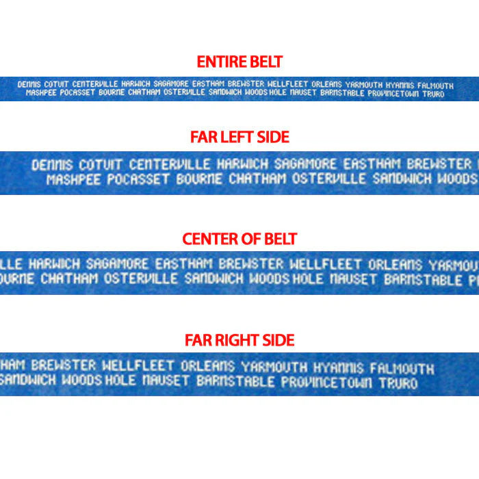 Cape Cod Towns Belt 749