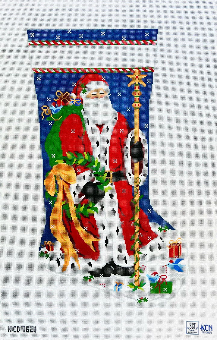 Santa at the North Pole Stocking KCD7621